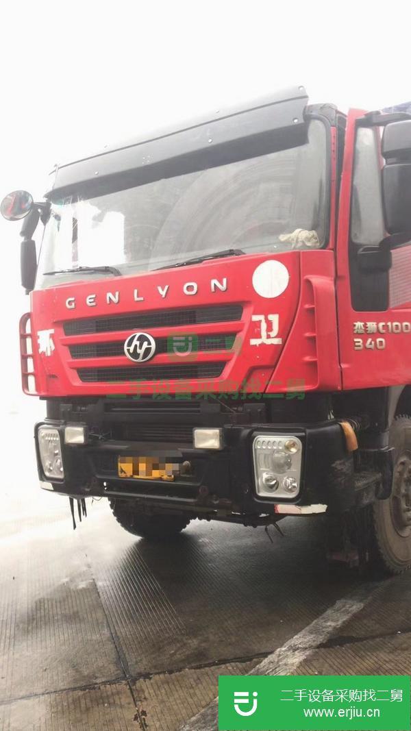 湖北出售二手上汽紅巖后八輪自卸車