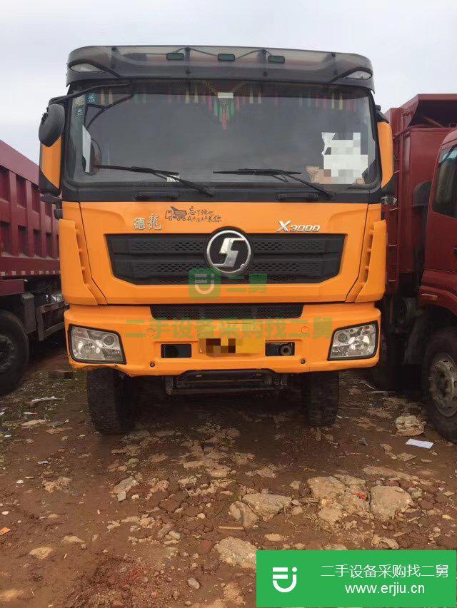 江西出售二手陜汽重卡375馬力自卸車
