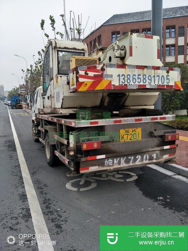 安微出售二手中田重工8噸國三吊車手續齊全