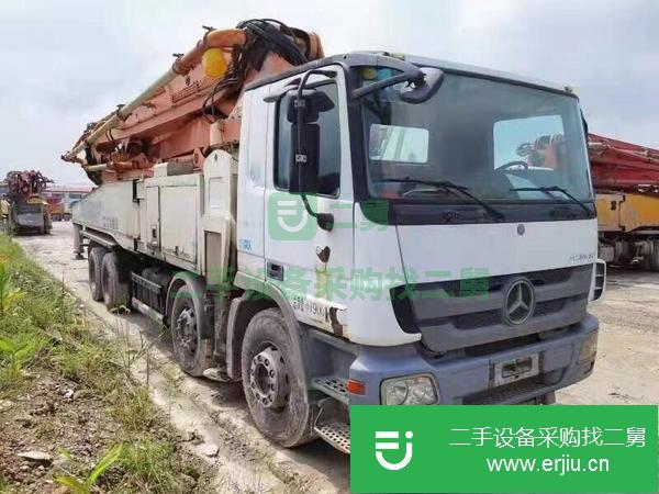 湖南出售二手奔馳52米6節(jié)臂泵車原版原車泵