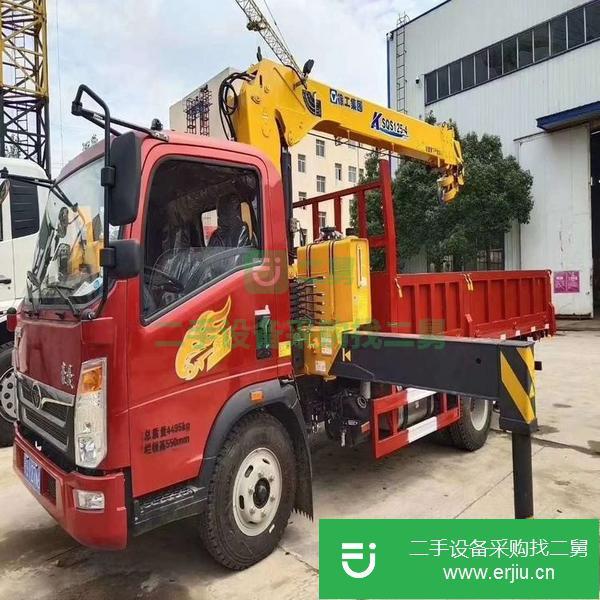 湖北出售二手東風T5前四后八14噸隨車吊