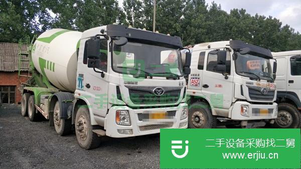 湖北出售二手大12方豪沃輕量化攪拌車包提檔過戶國五車況好