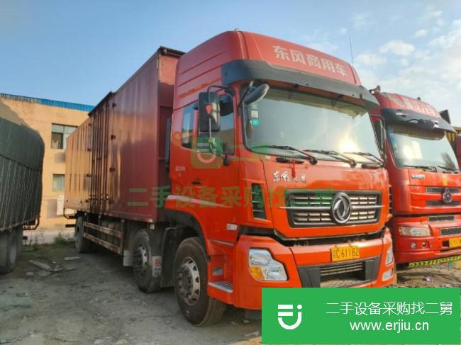 江西出售二手東風天龍9.6米廂式貨車