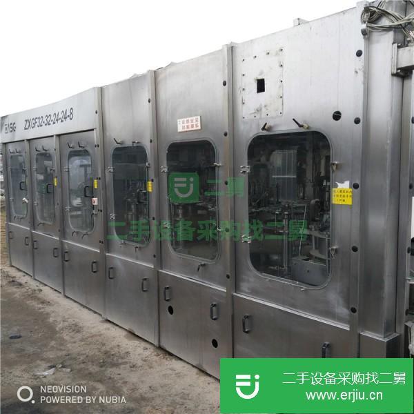 山東出售二手全自動直線旋轉灌裝機