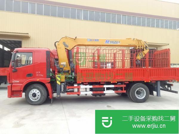 貴州出售二手單橋徐工10噸隨車吊