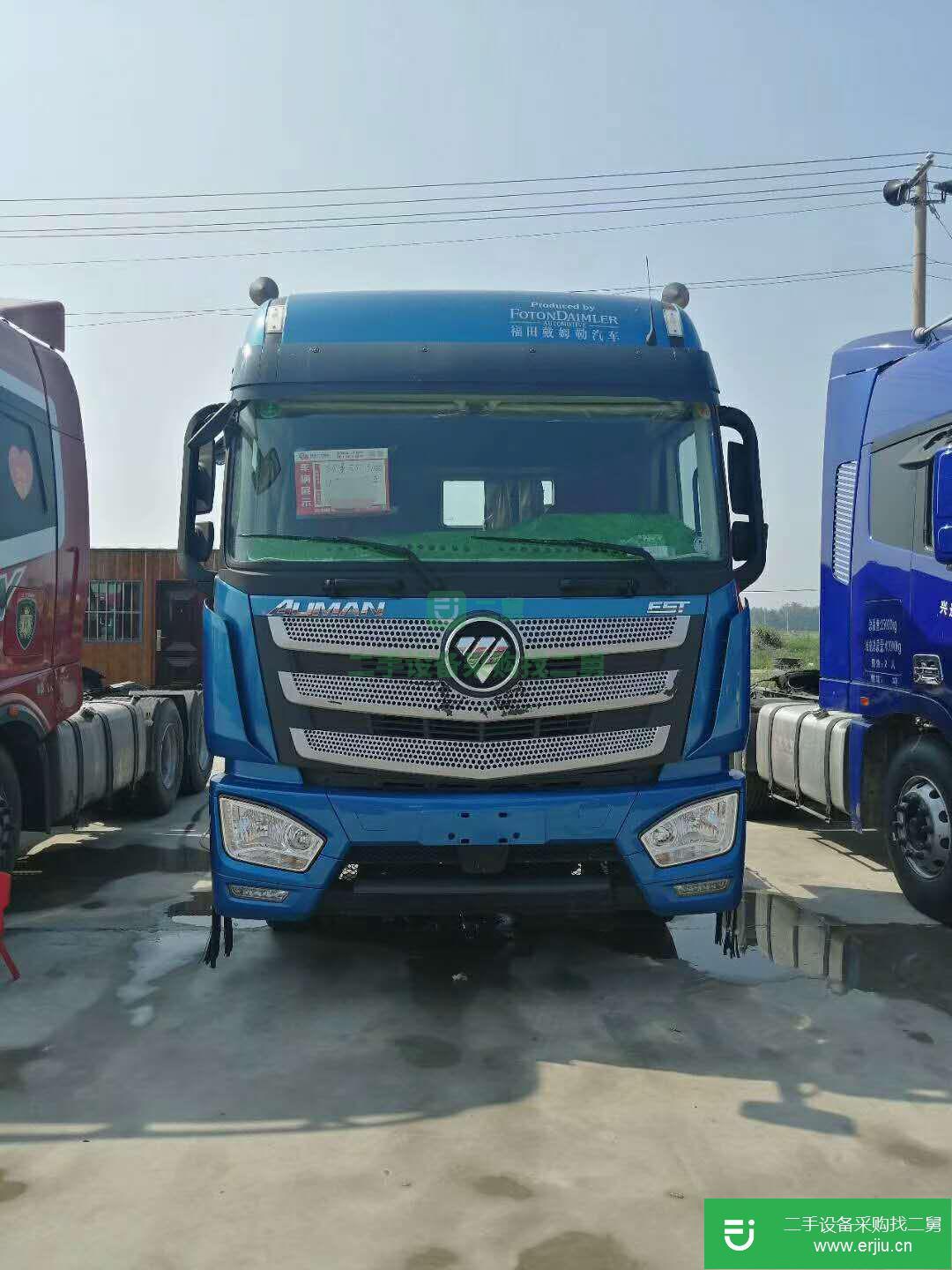 山東出售二手福田歐曼510馬力牽引車
