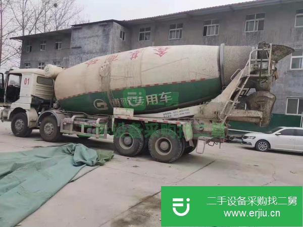 新疆出售二手16年德龍20方國四攪拌罐車