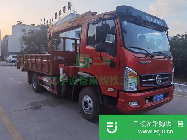 湖北出售二手藍牌大運隨車吊