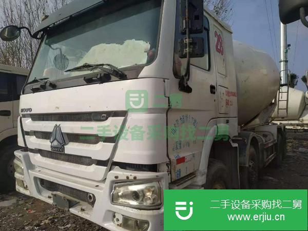 河南出售二手14年國四豪沃20方攪拌罐車