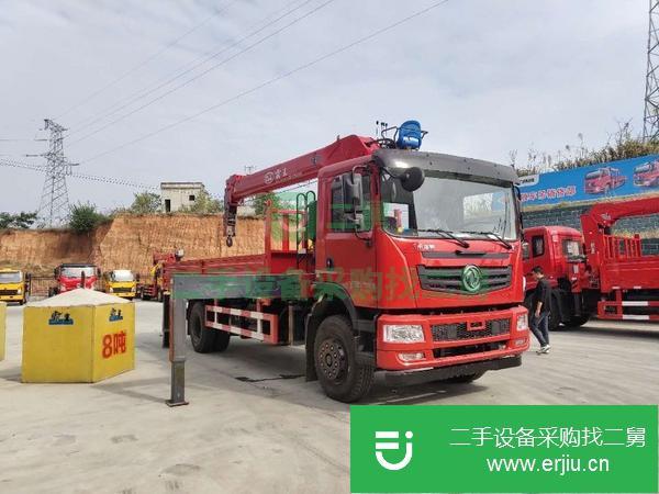 陜西出售二手東風(fēng)單橋6.3噸隨車吊