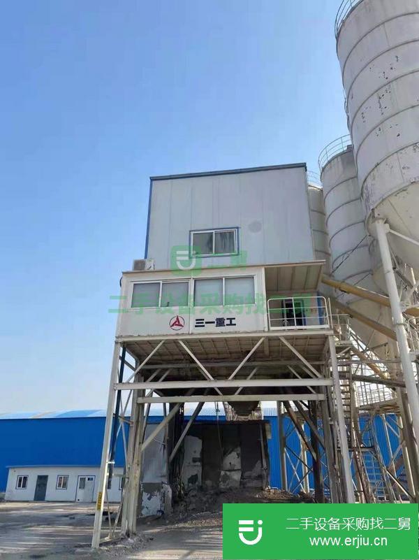 河北出售二手三一重工180攪拌站