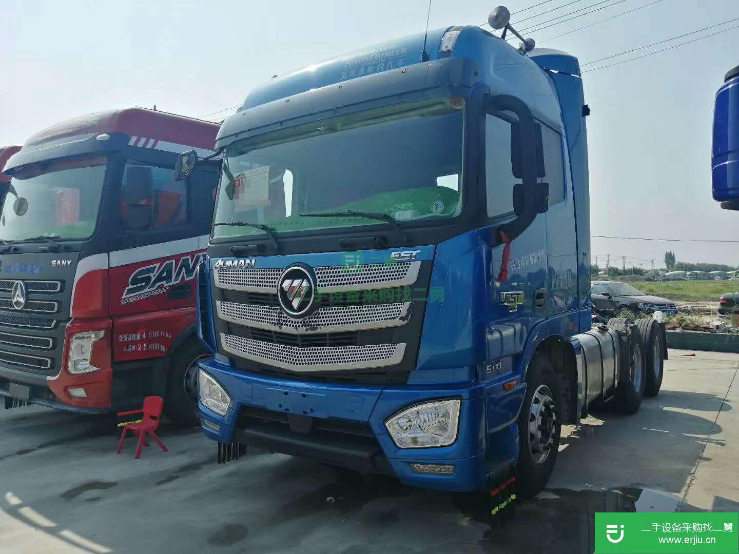 山東出售二手福田歐曼510馬力牽引車