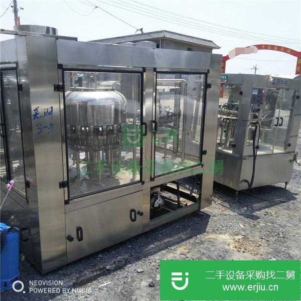 山東出售二手全自動直線旋轉灌裝機