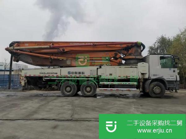 河南出售二手13年中聯斯堪尼亞56米泵車