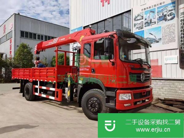 湖南出售二手東風專底專用8噸隨車吊