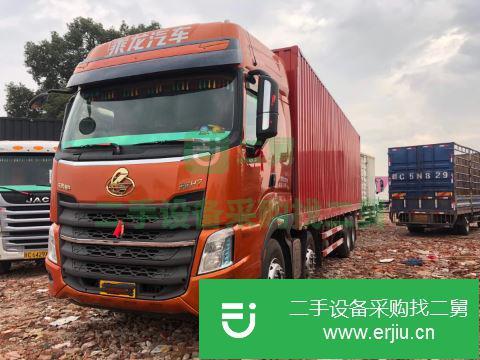 江西出售二手東風柳汽420動力9.6米國五箱式貨車
