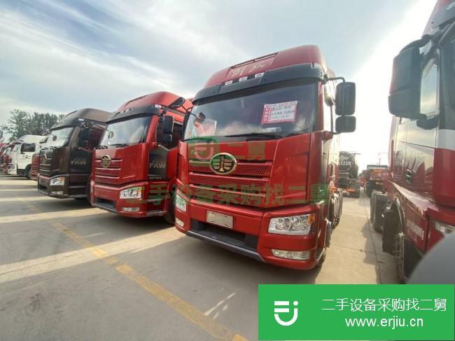 浙江出售二手一汽解放500馬力牽引車