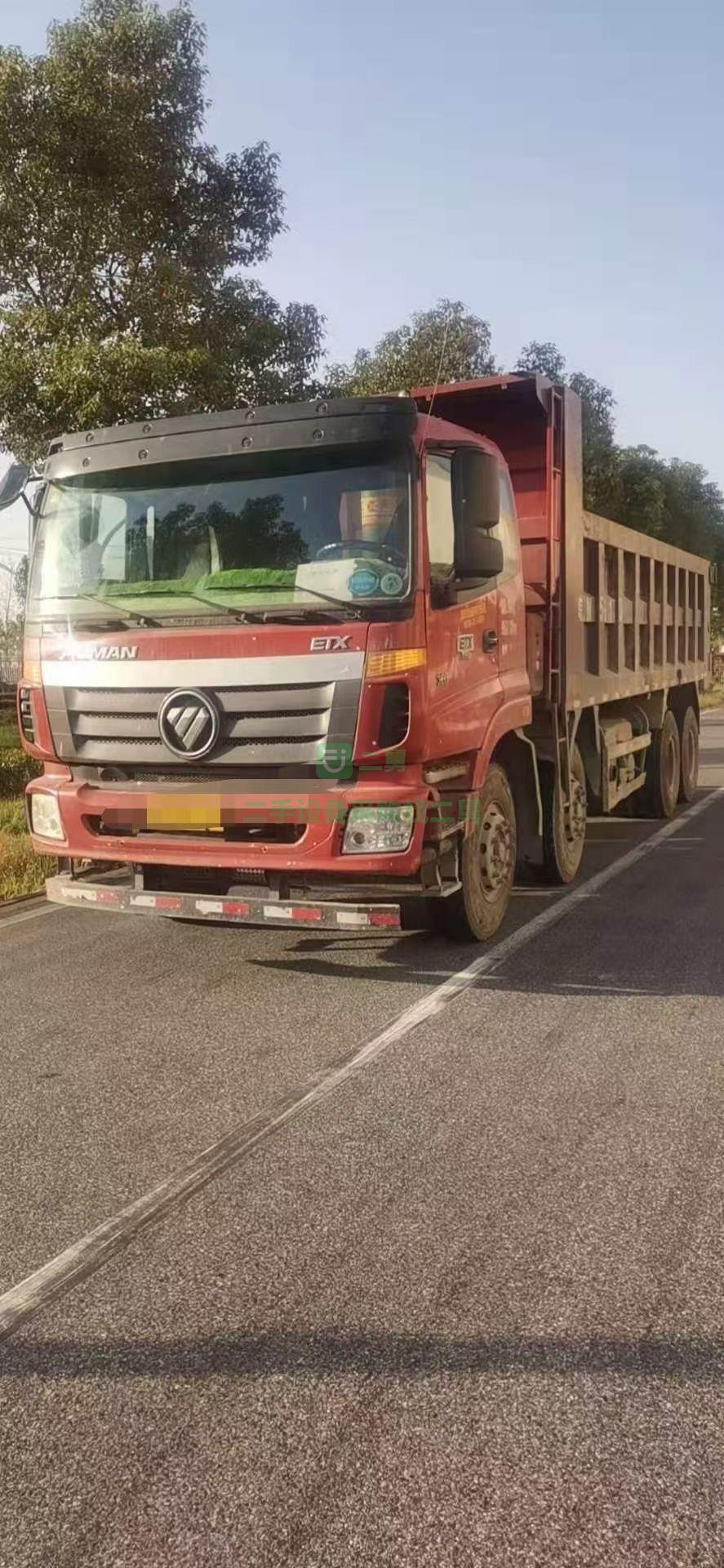 出售歐曼ETX自卸車(chē)，300馬力濰柴發(fā)動(dòng)機(jī)，6.8米，國(guó)五
