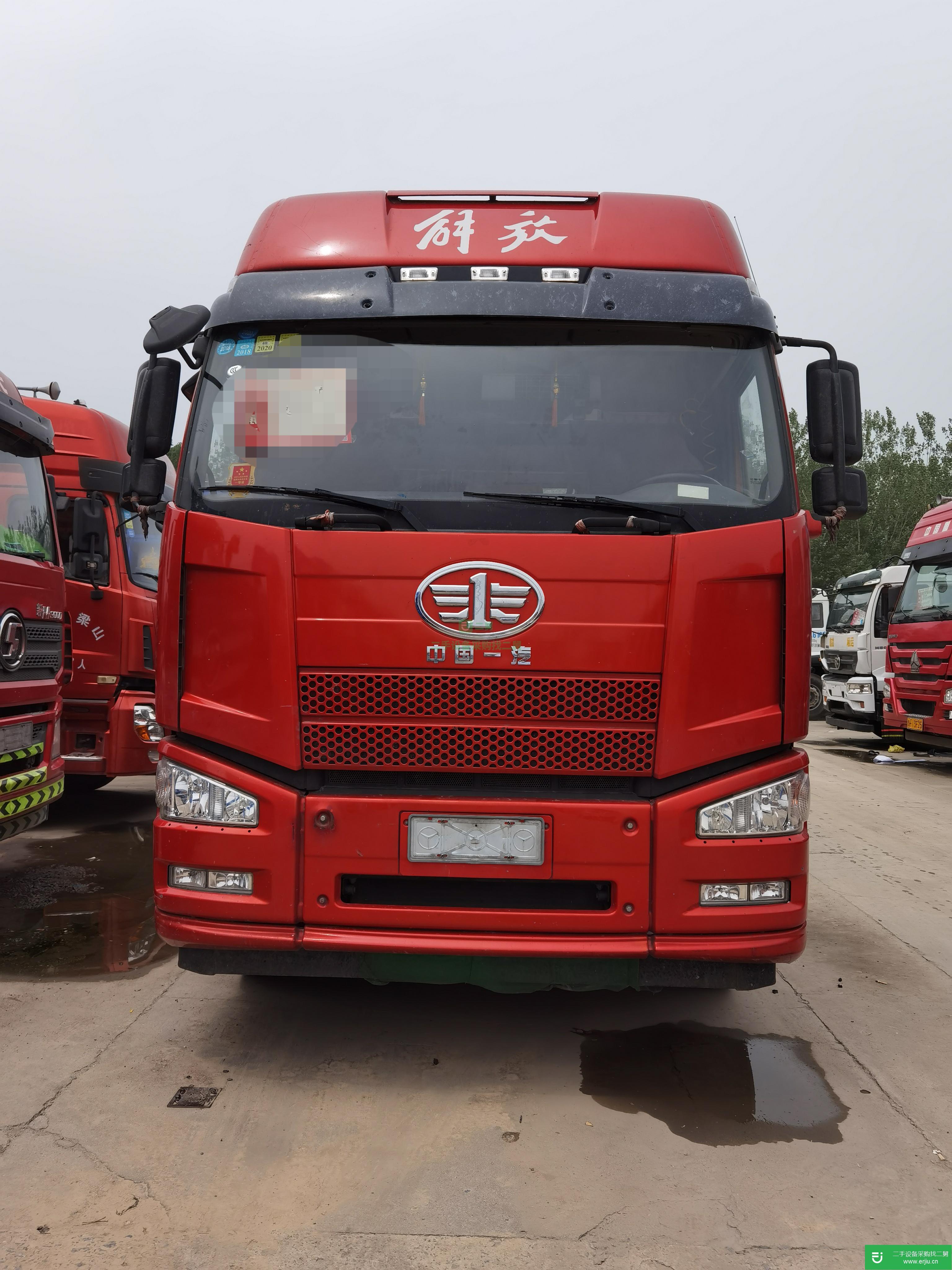 山東出售二手一汽解放420馬力國五半掛車