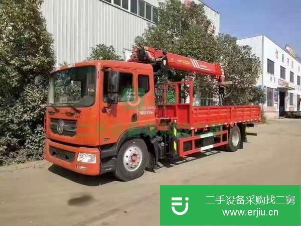 湖北出售二手東風多利卡國六D9隨車吊