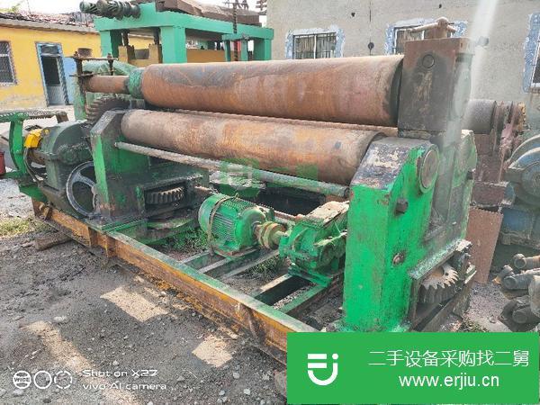 湖北出售二手實心W11-25*2000機械自動卷板機