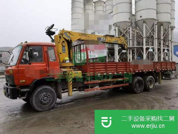 貴州出售二手石煤12噸國四210馬力隨車吊