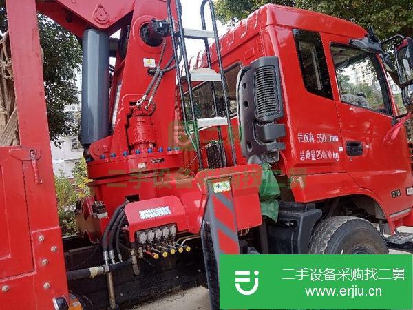 河南出售二手程力十二噸隨車吊直接提檔