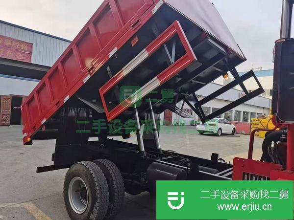 山西出售二手藍牌5噸隨車吊貨箱3.3米，配5噸吊機
