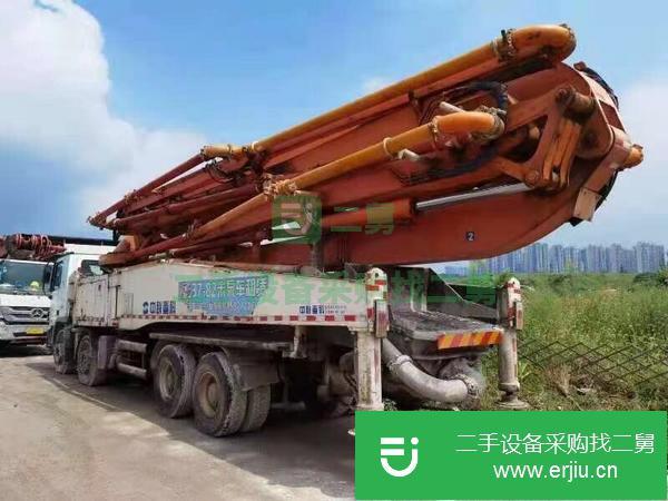 湖南出售二手奔馳52米6節(jié)臂泵車原版原車泵