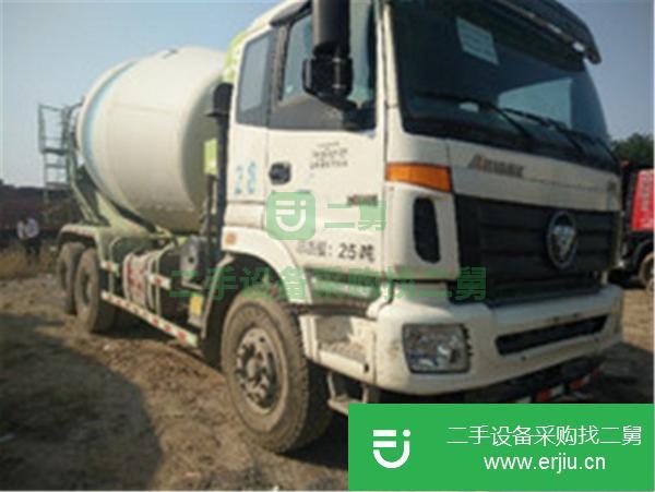山西出售二手歐曼后八輪混凝土攪拌車