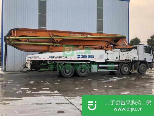 河南出售二手中聯(lián)52米泵車(chē)車(chē)況良好包過(guò)戶(hù)包提檔