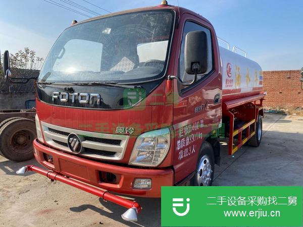 北京出售二手奧鈴5噸灑水車五十鈴氣殺助力發動機