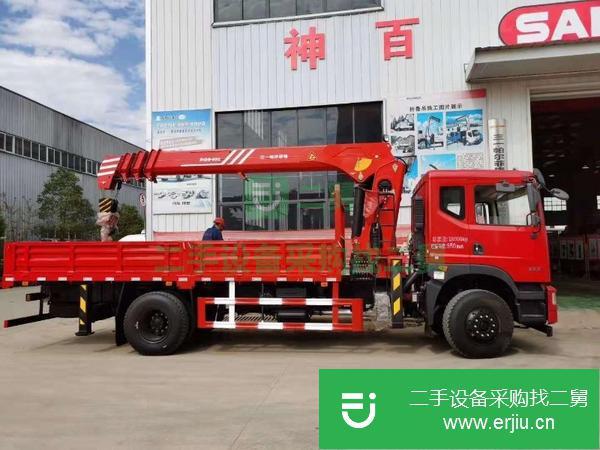 湖南出售二手東風專底專用8噸隨車吊