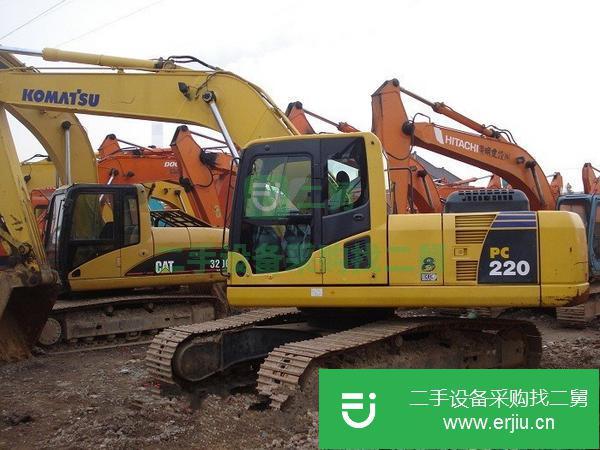 上海出售二手小松220挖掘機