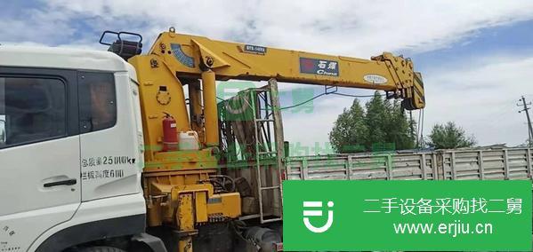 黑龍江出售二手石煤14噸5節(jié)臂隨車吊