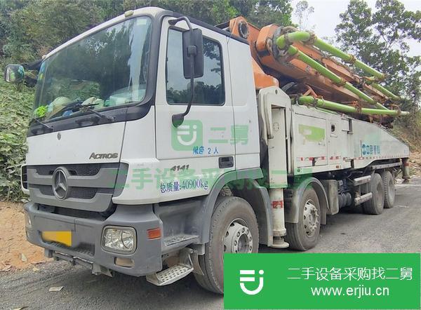 湖南出售二手中聯四橋叉腿52米泵車車況精品，手續齊全