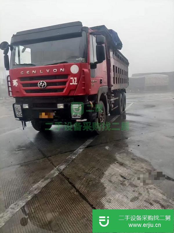 湖北出售二手上汽紅巖后八輪自卸車