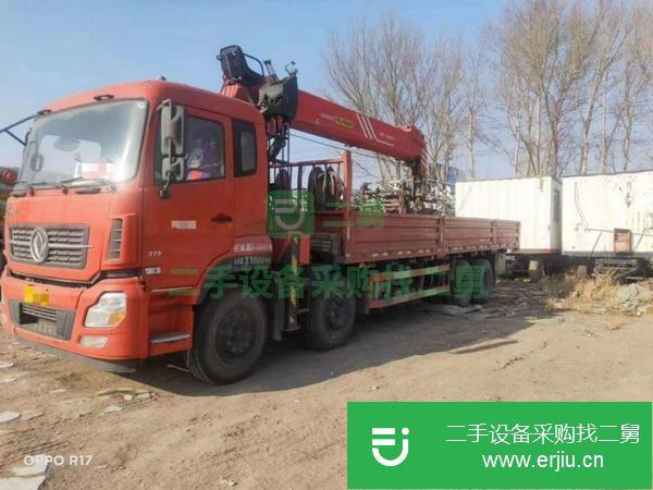 陜西出售二手三一14噸隨車吊
