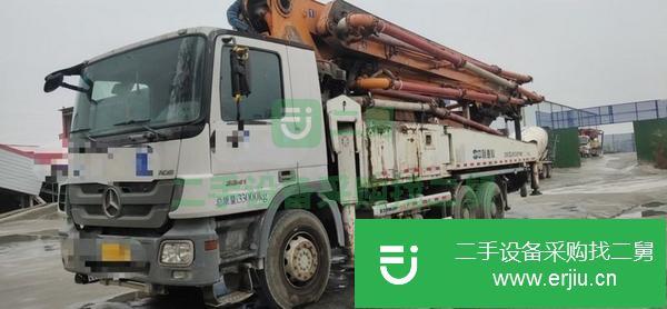 河南出售二手13年中聯(lián)奔馳47米泵車