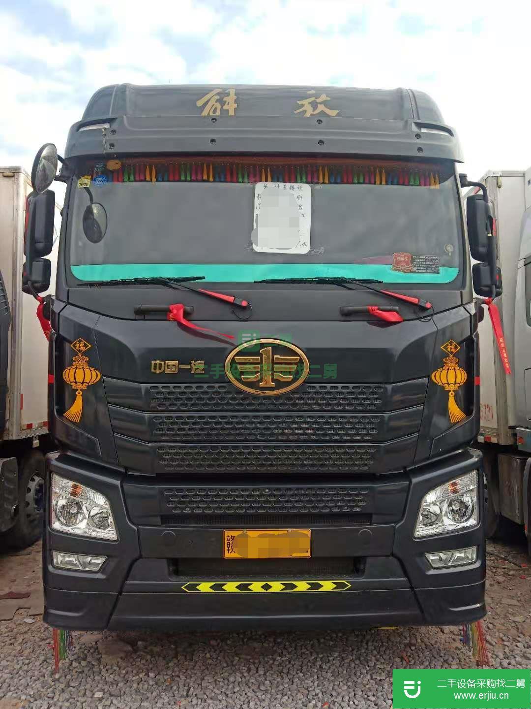 江西出售二手青島解放420馬力冷藏車
