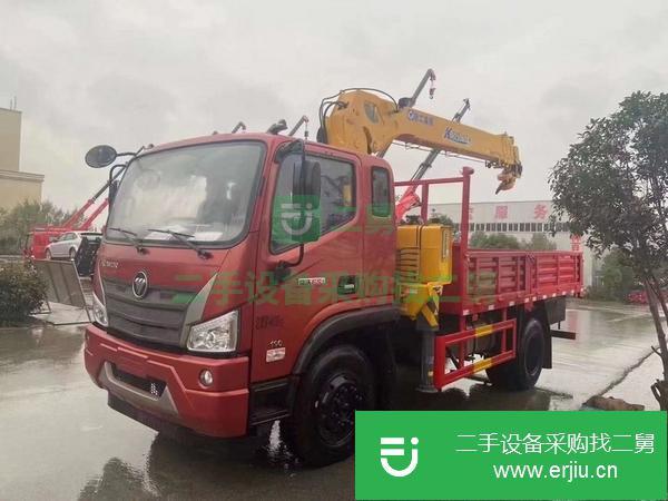 湖北出售二手福田國六6.3噸單橋隨車吊
