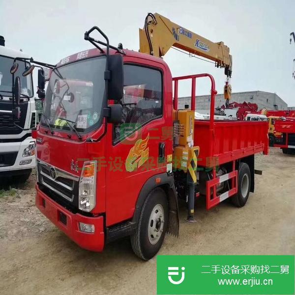湖北出售二手東風T5前四后八14噸隨車吊