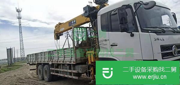黑龍江出售二手石煤14噸5節(jié)臂隨車吊
