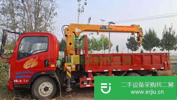四川出售二手19年藍牌3.5噸隨車吊