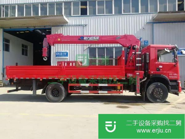 陜西出售二手程力國五12噸隨車吊