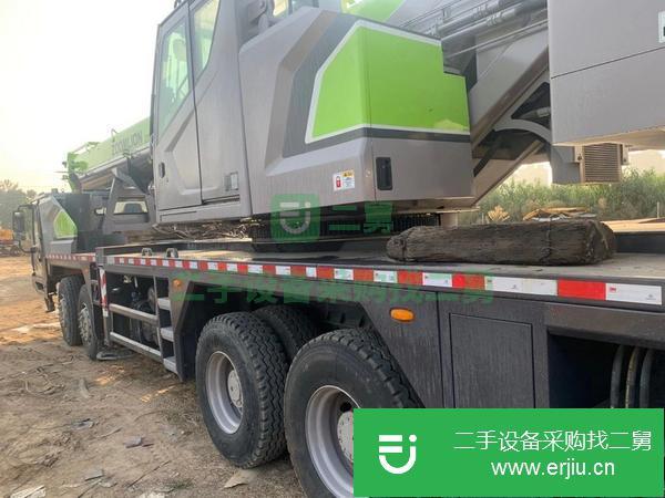 福建出售二手17年中聯55噸汽車吊，工作2000小時，行駛8000公里