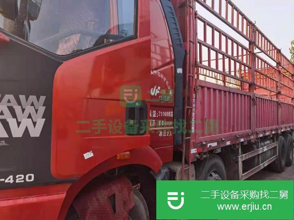江西出售國五420馬力解放高欄貨車,原車原版