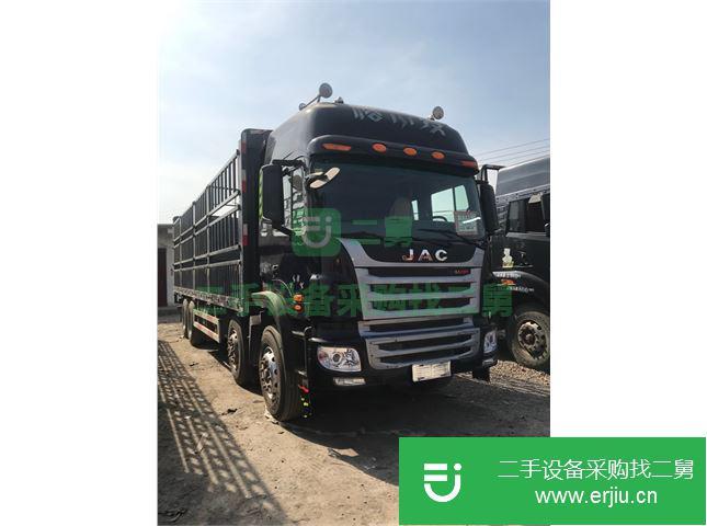 山東出售二手江淮格爾發M系列重卡340馬力前四后八高欄貨車