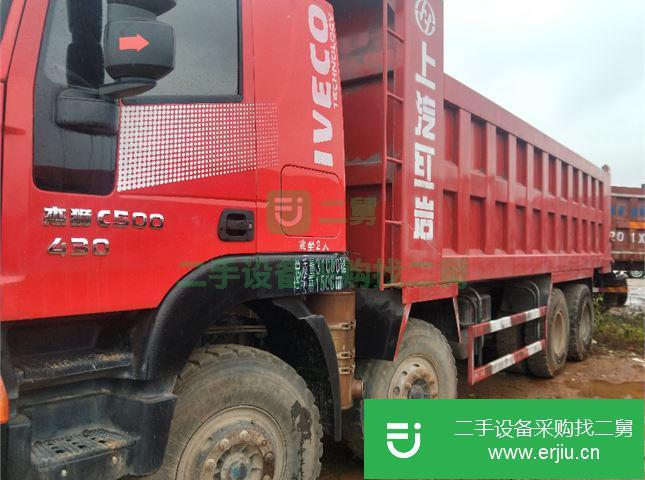 江蘇出售二手杰獅前四后八430馬力自卸車
