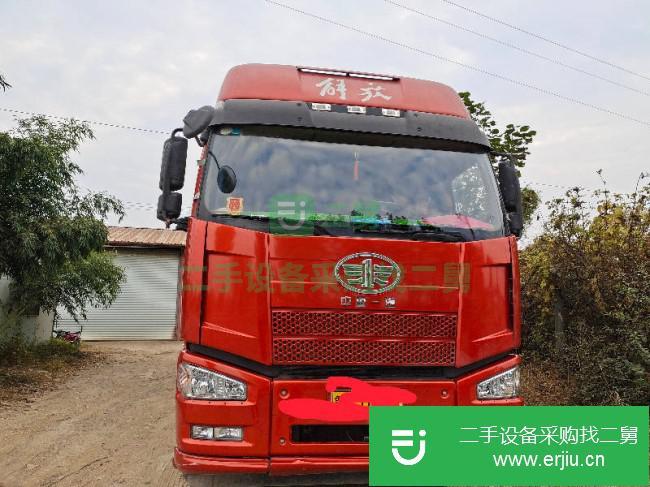 山東出售二手一汽解放前四后八半掛車